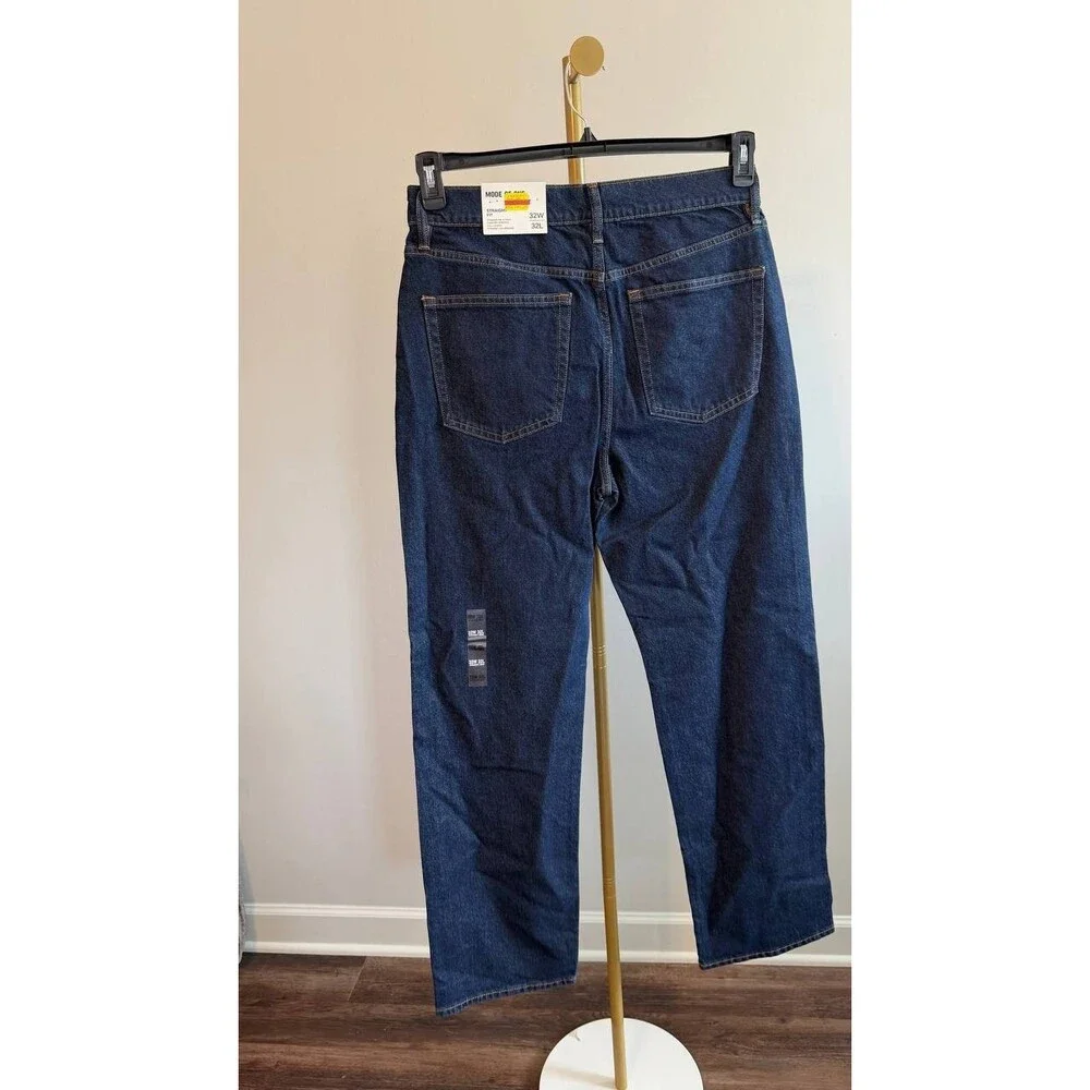 Mode of One Men’s Straight‑Fit Jeans Blue Size 32x32 NWT $69.50 - Picture 8 of 10